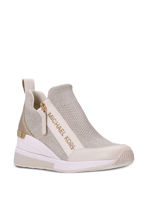 beige sneakers michael kors|michael kors wedges black.